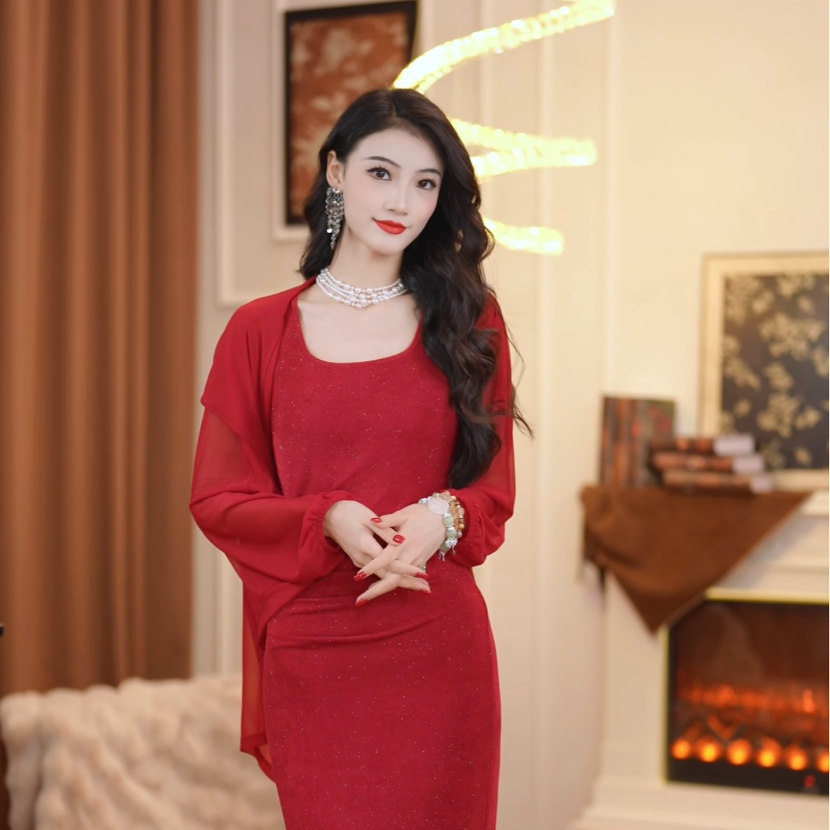 【于一】夏至高定系列披肩-YL20307