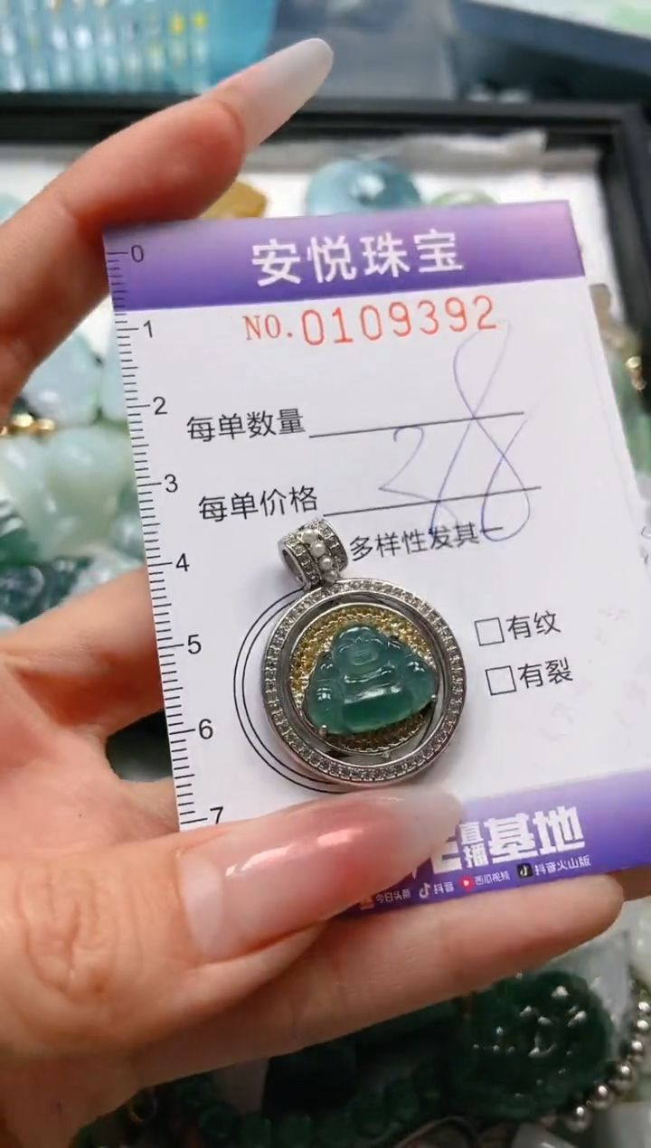 【闪购商品】翡翠颈饰未镶嵌闪购0109392