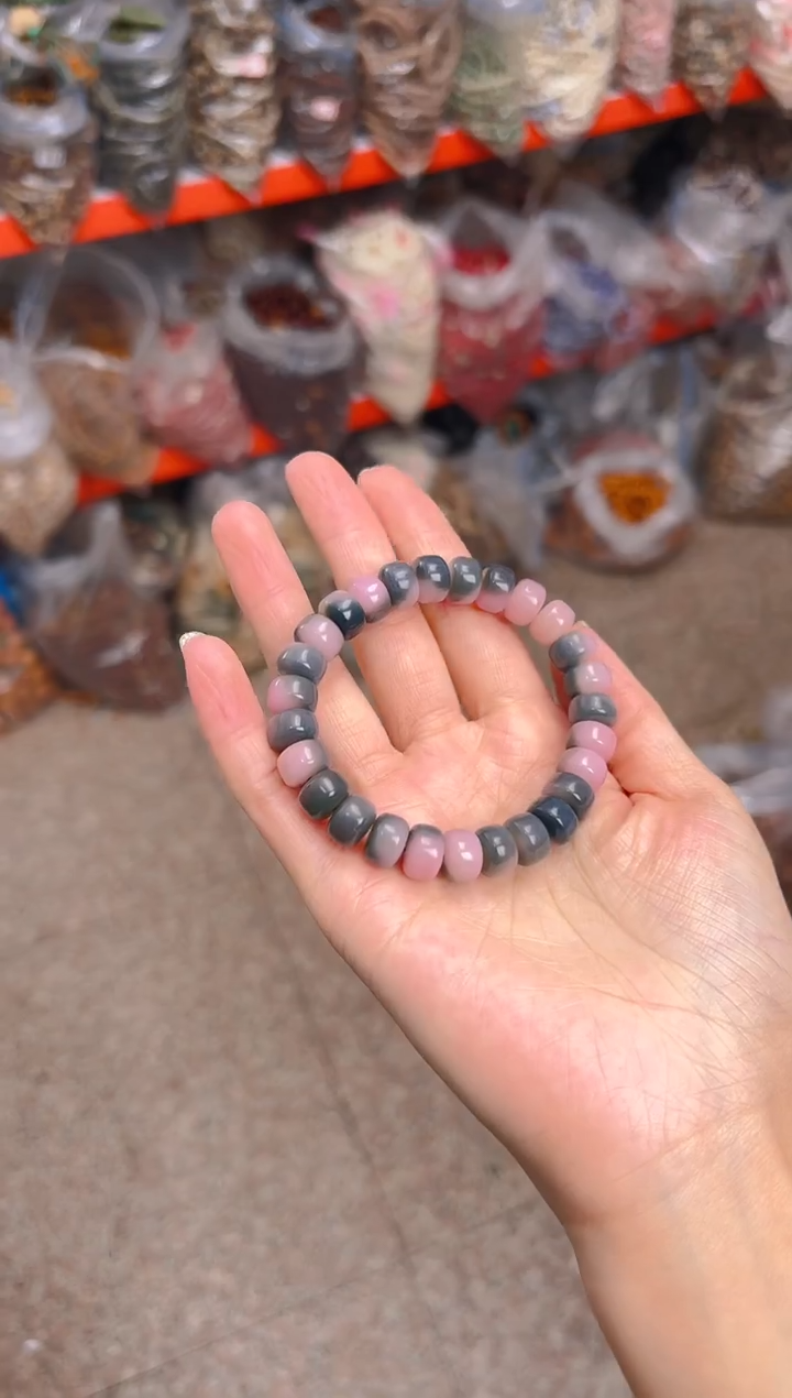 吊坠菩提根/象牙果紫色药片单圈