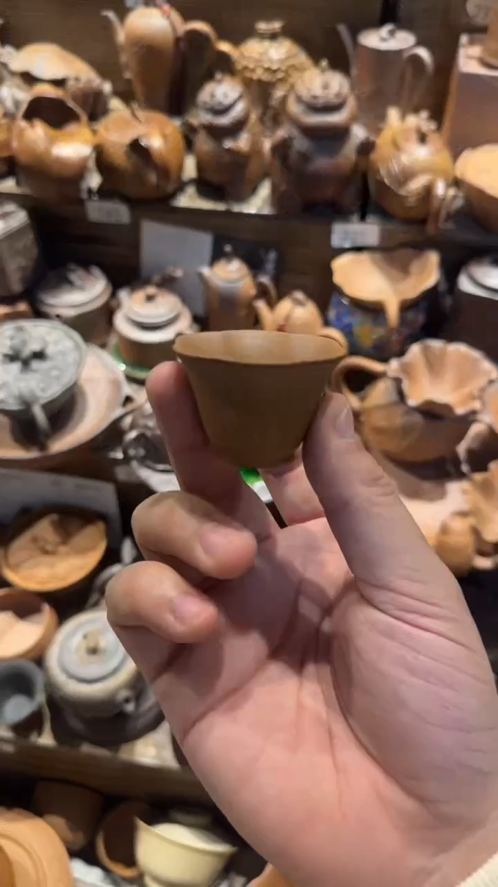 一**笑陶器由心造老岩泥优选茶器      5个杯子