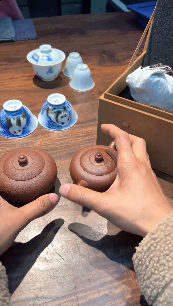 【闪购商品】汤华刚 紫朱泥 珠玳套组