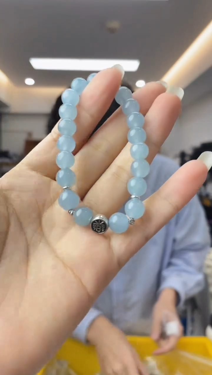 【闪购商品】海蓝宝石手链未镶嵌多样性一件发货