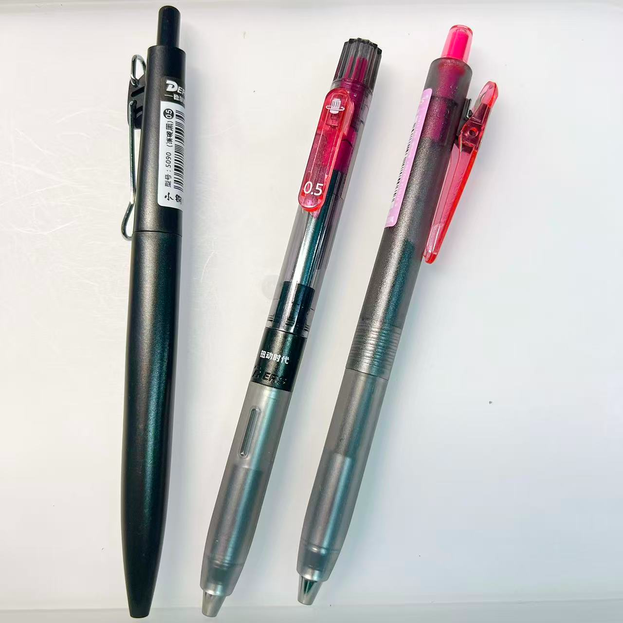【黑墨-3支】C03德尔施低重心赛博扭扭笔小钢丝,掉封蜡不售后