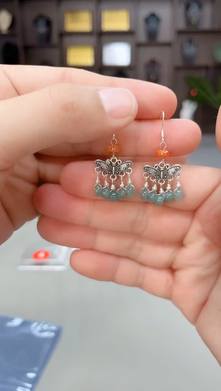 未镶嵌翡翠耳饰707000