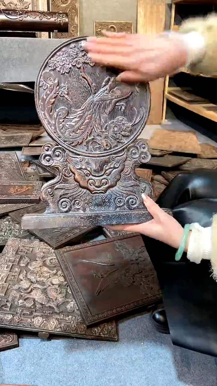 【闪购商品】木紫檀雕刻一物一拍以直播间为准