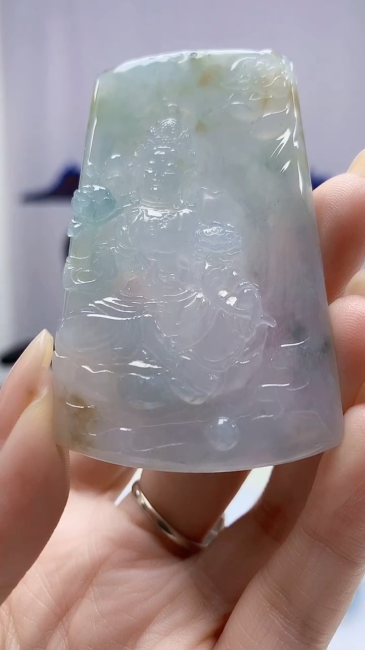 定制翡翠未镶嵌0405DD-毛货挂件129