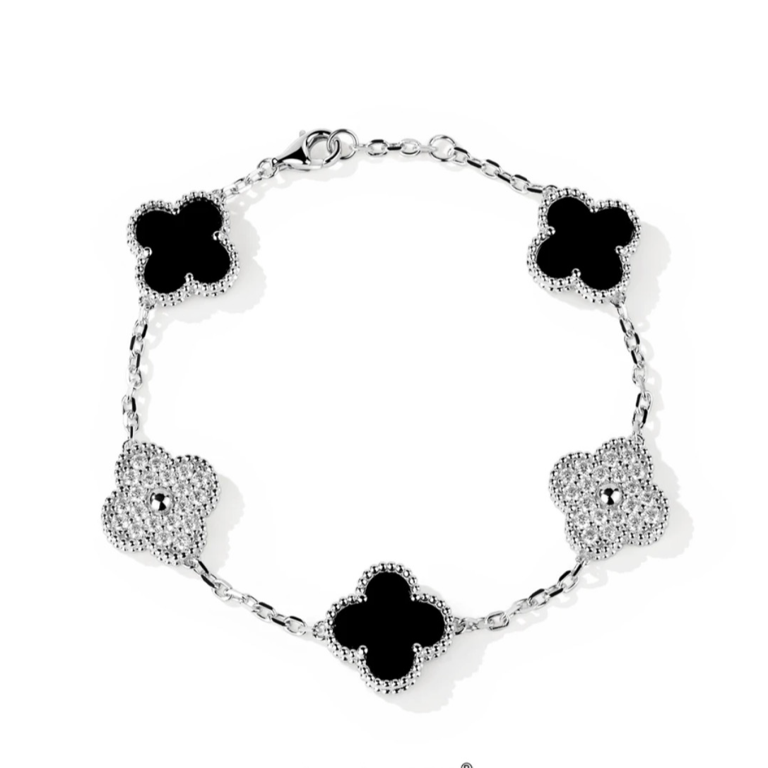 炫璨高奢 黑白色熊猫配色手链