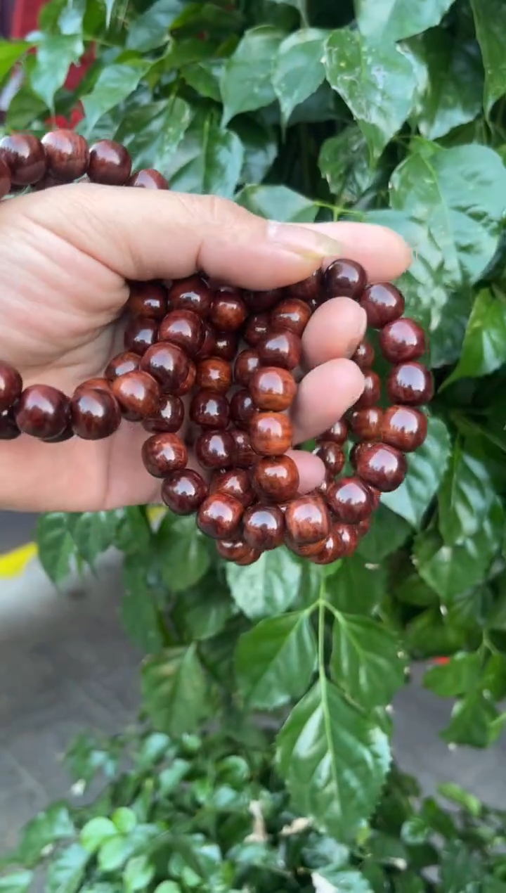 黄花梨/降香黄檀海南黄花梨1.2老型珠手串（88）