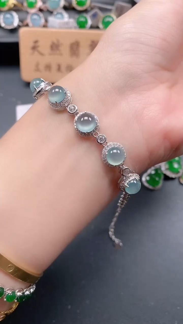 银S925镶嵌戒指翡翠1111