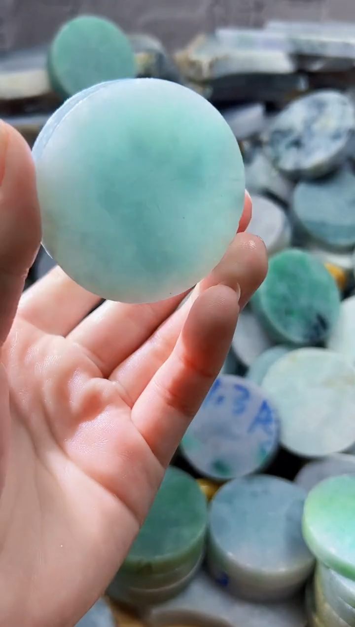 裸石翡翠天然翡翠A货玉 南 679