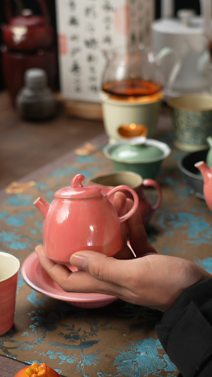 【闪购商品】粉粉引秦权壶 容量120毫升