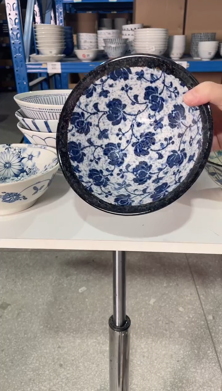 陶瓷舞兰【1支】7英寸斗型碗