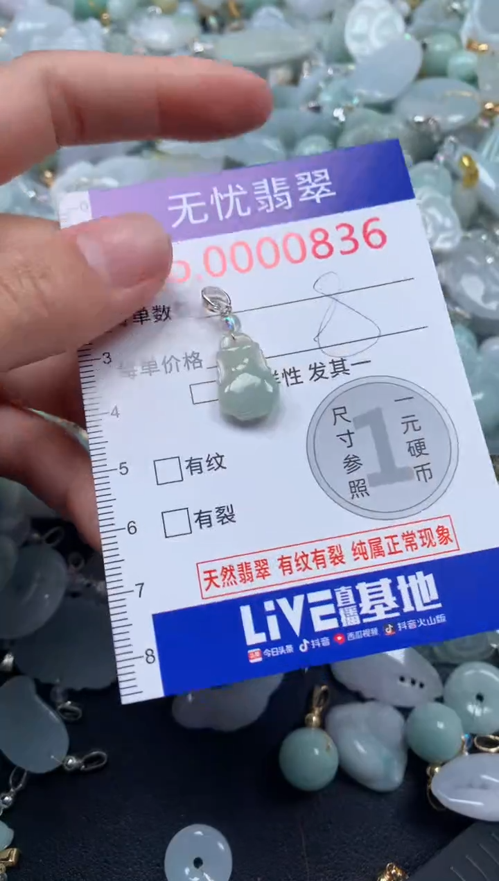 颈饰未镶嵌翡翠836