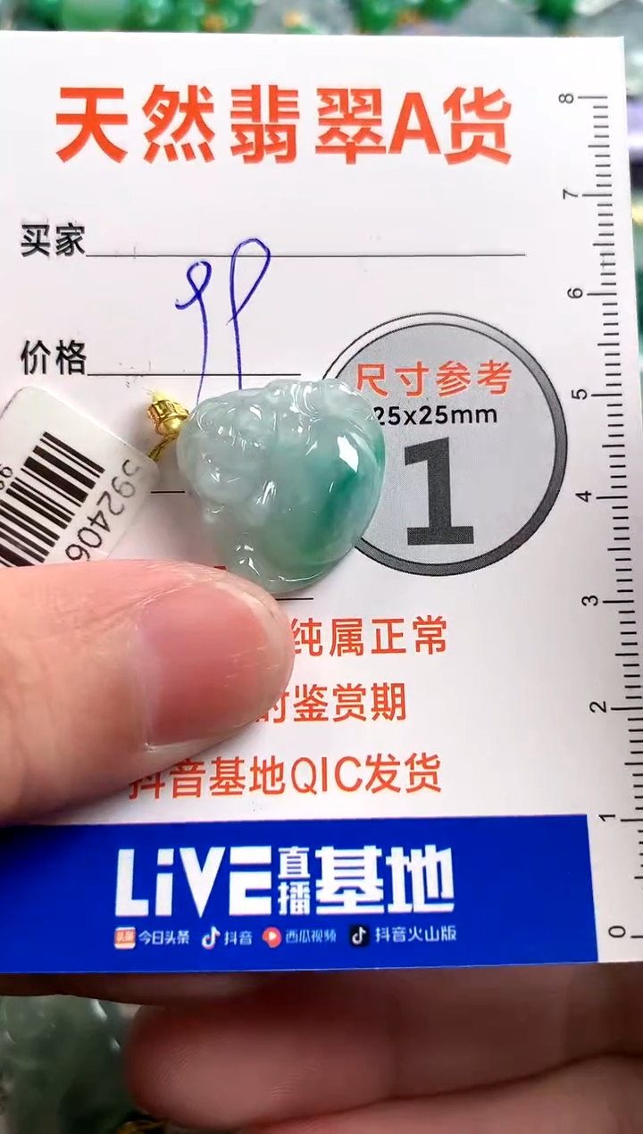 【闪购商品】翡翠颈饰18K金镶嵌13002608