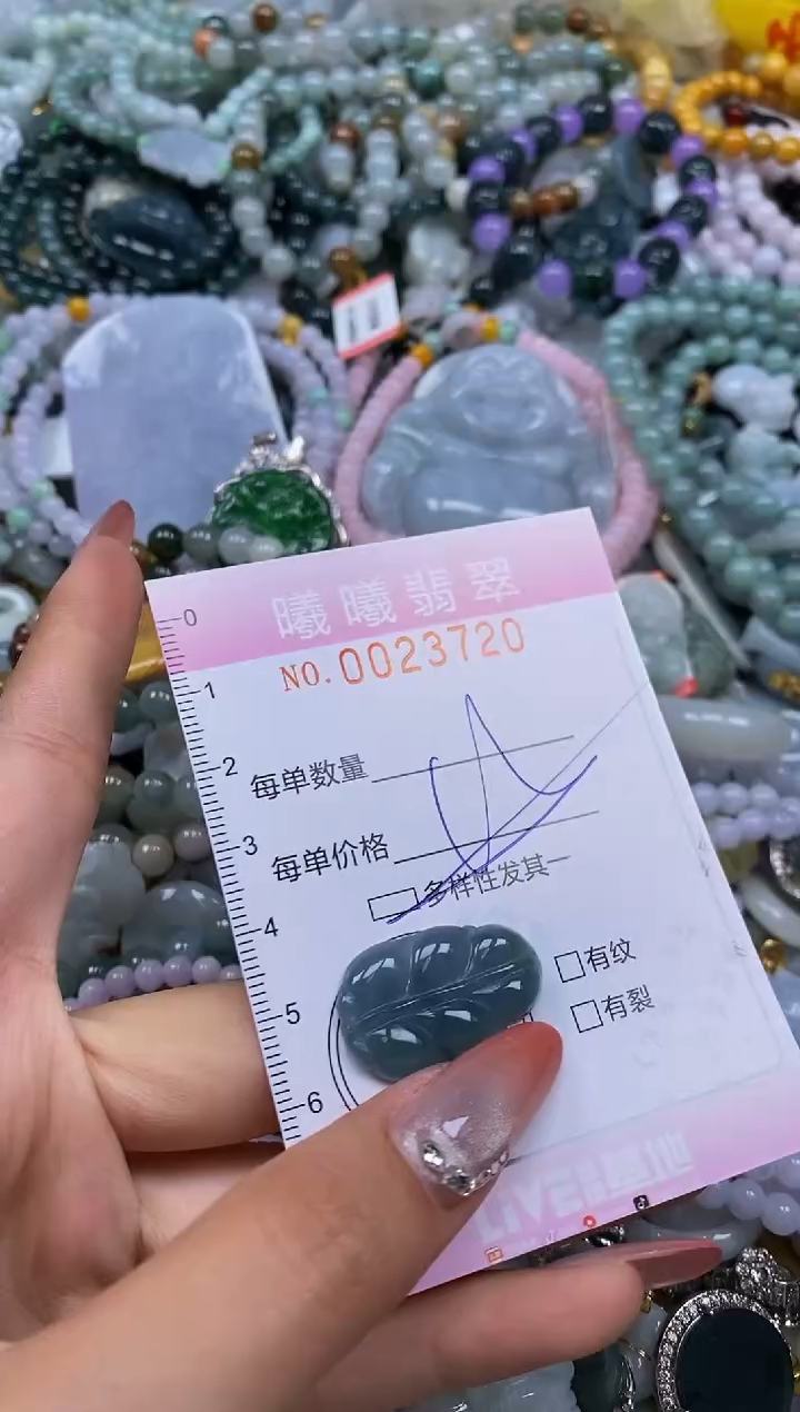 翡翠未镶嵌颈饰闪购0023720多样性发其一