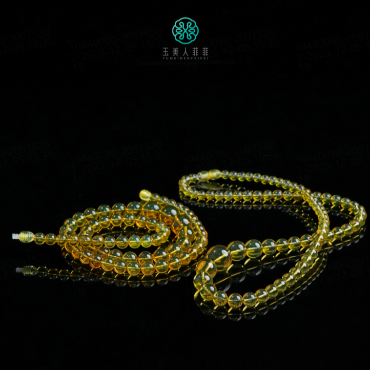 石惑珠宝+琥珀项链%多样性发一