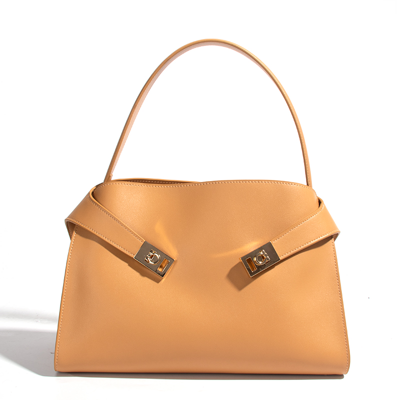 『高端玩家』新款休闲百搭经典腋下斜跨女包 SLBL-826-黄色