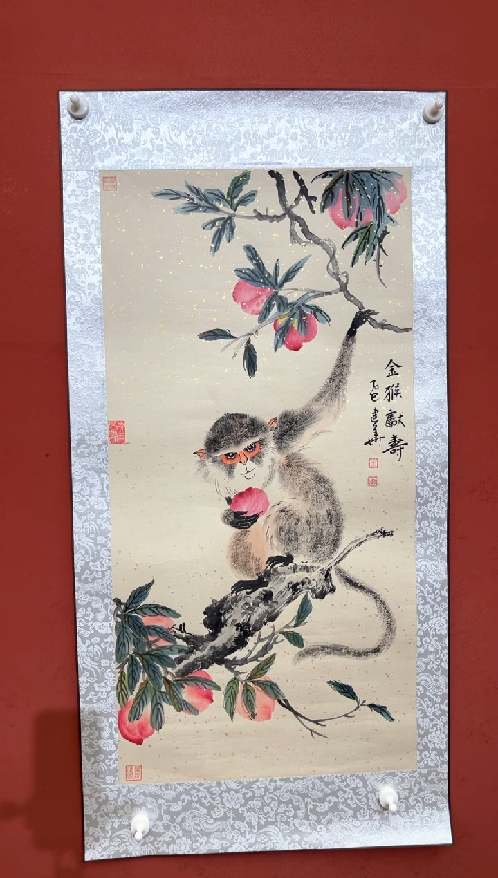 国画老师现场创作  16