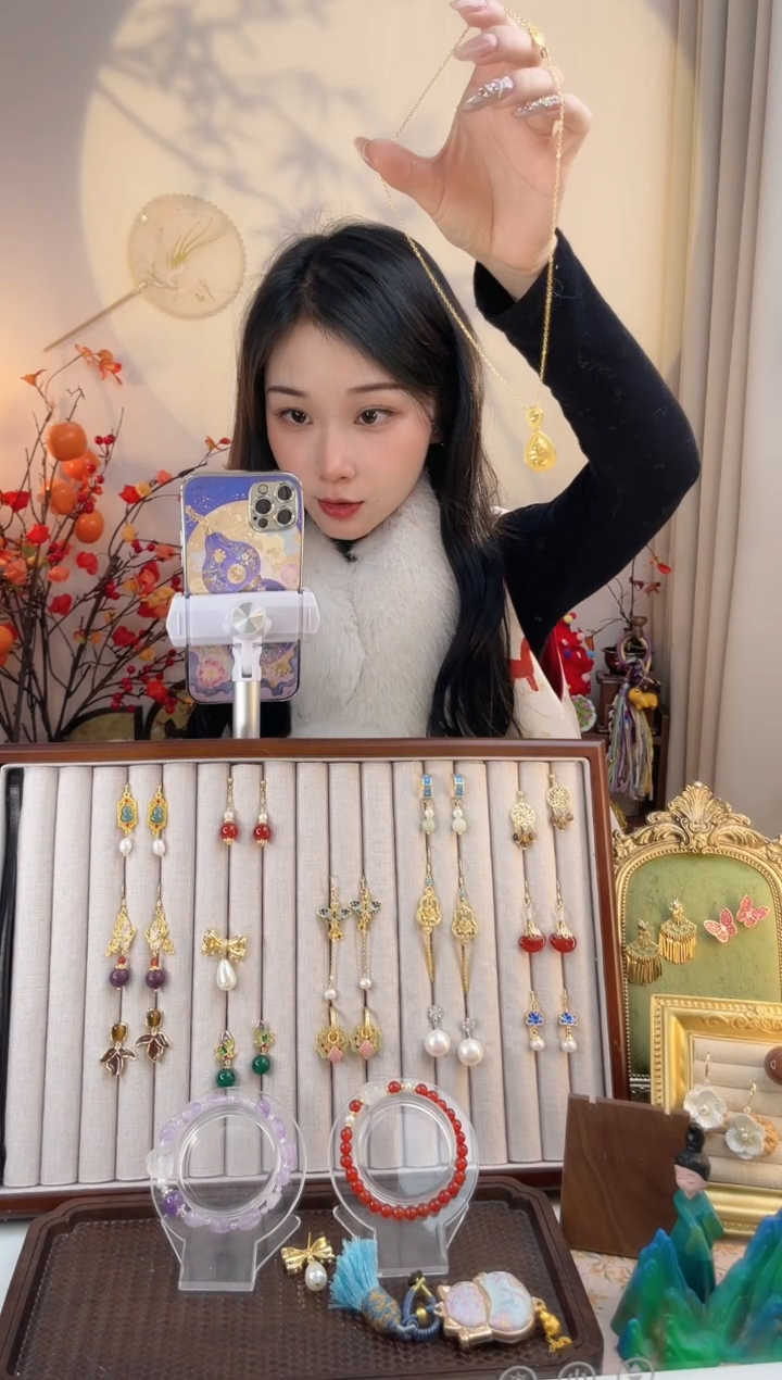 铜合金无非金属无金色贝壳项链