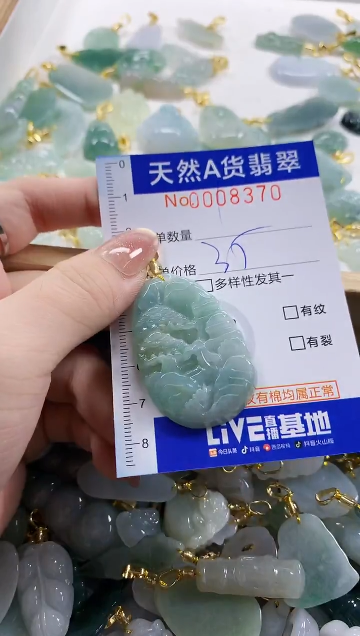 颈饰未镶嵌翡翠请***女天然A货翡翠