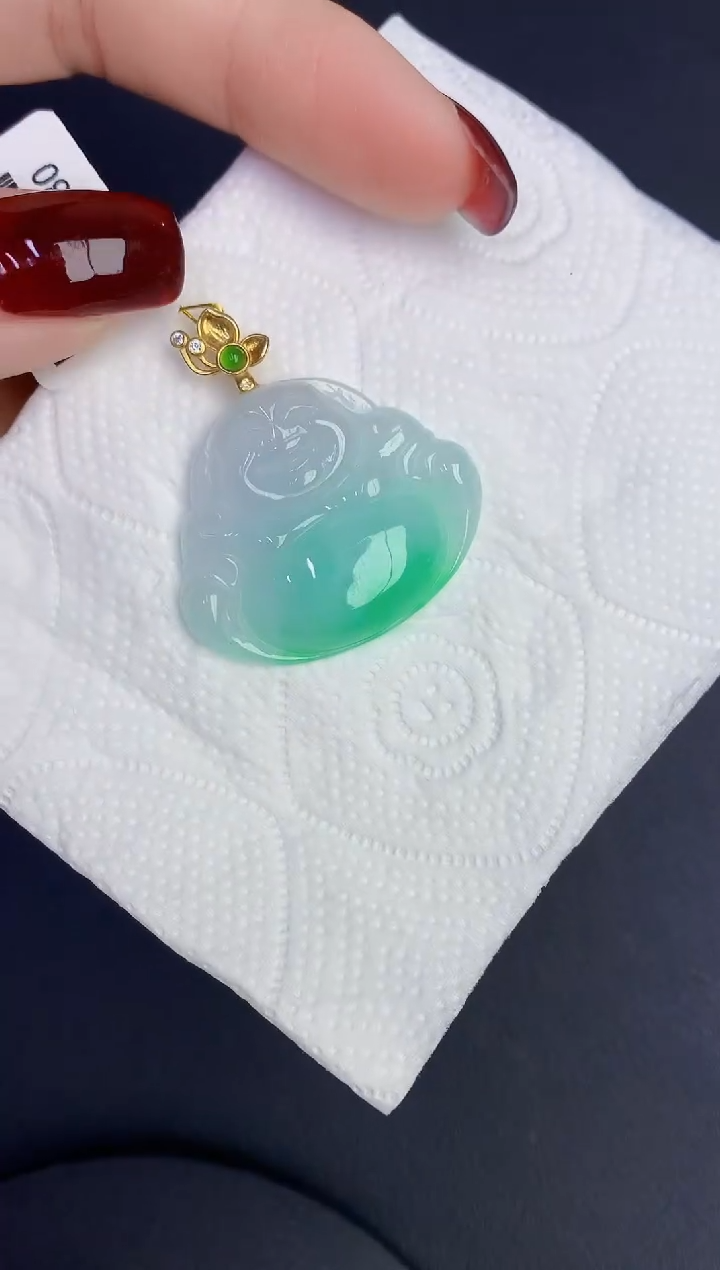 颈饰未镶嵌翡翠缅甸天然翡翠a货