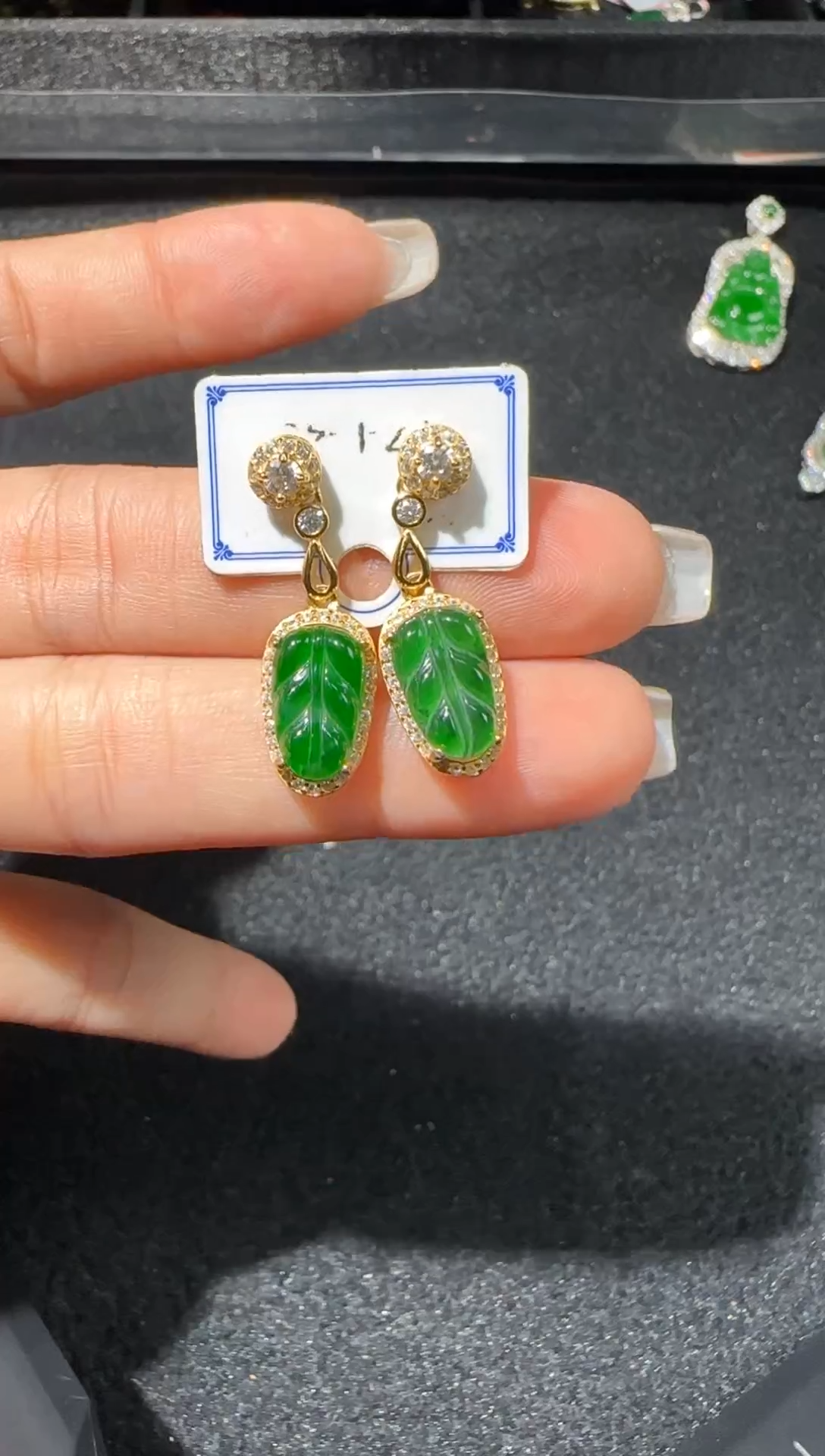 【闪购商品】翡翠耳饰未镶嵌多样性发货拍一发一