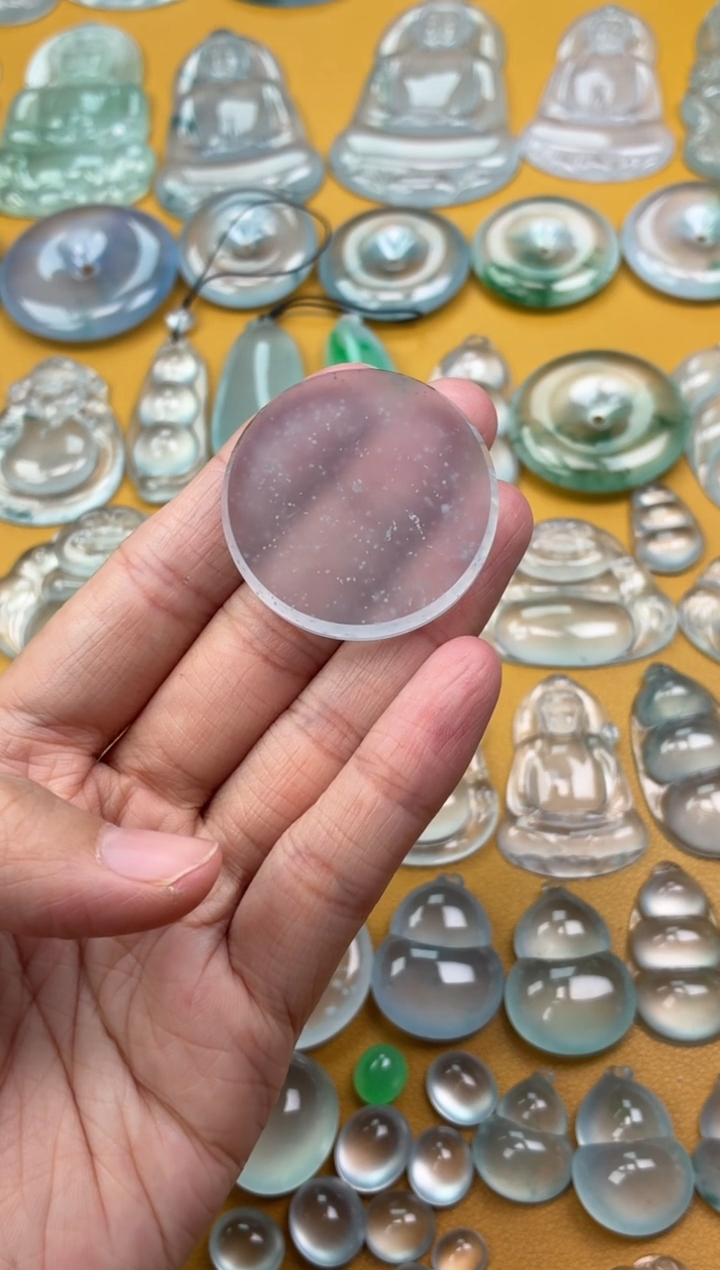 吊坠(不含链)未镶嵌翡翠57 圆牌 35.6 5.0