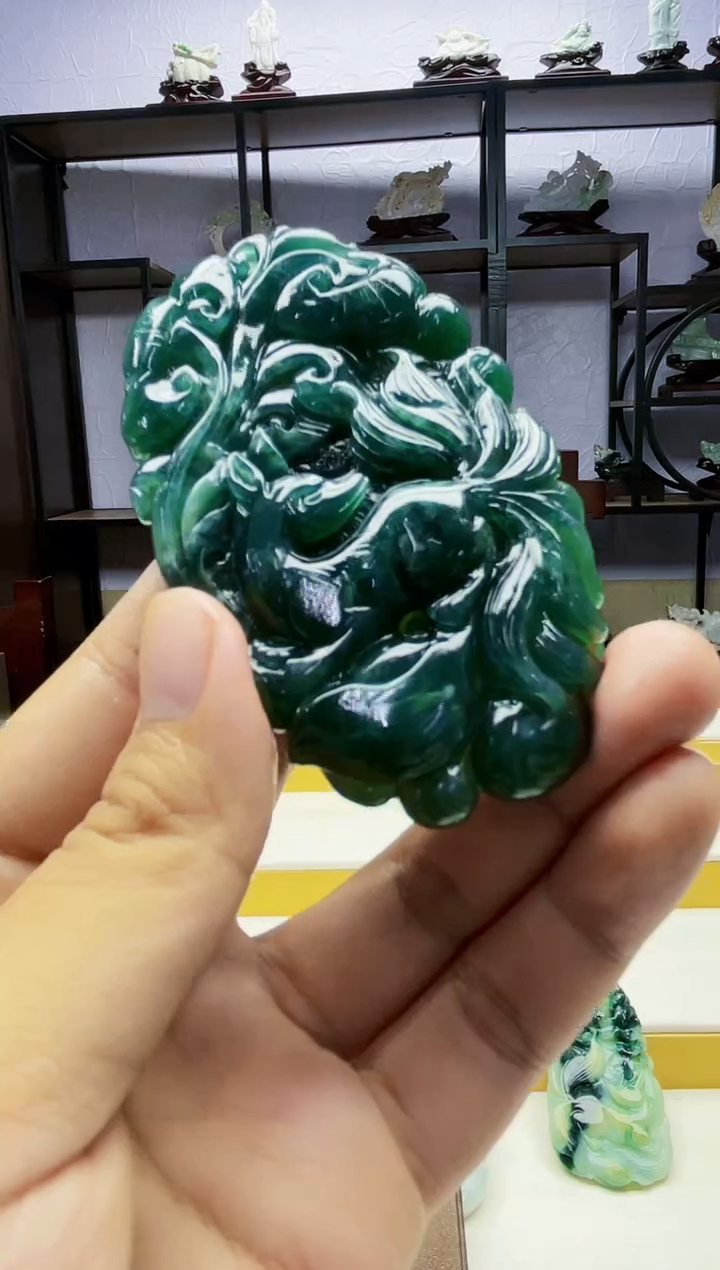 定制翡翠未镶嵌毛货06130029
