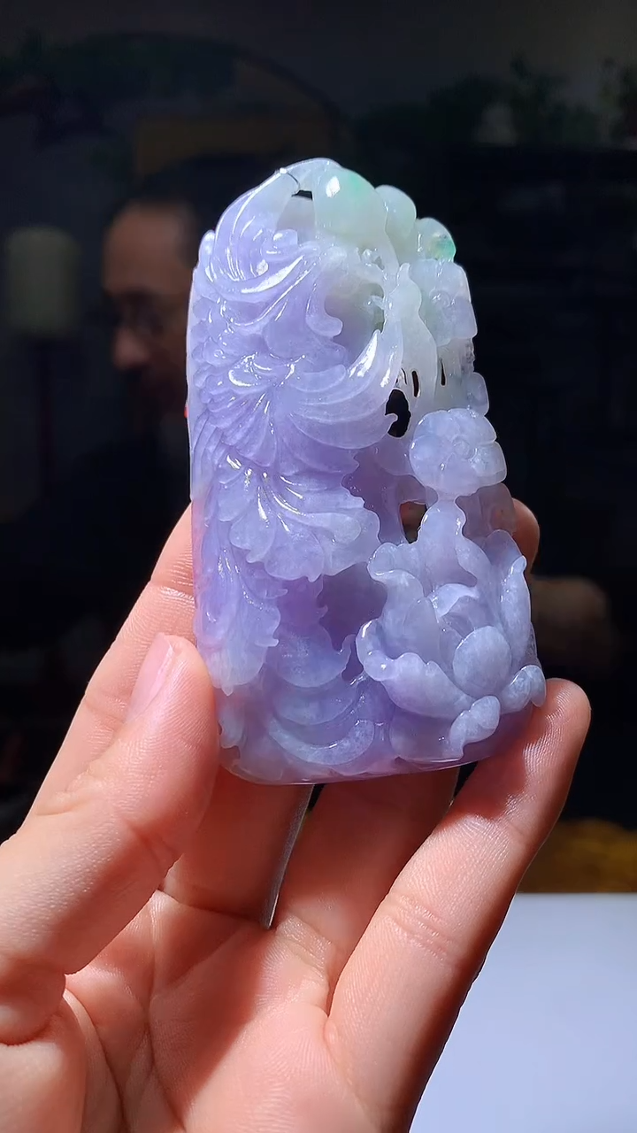 【闪购商品】定制翡翠未镶嵌1019hm-毛货挂件61