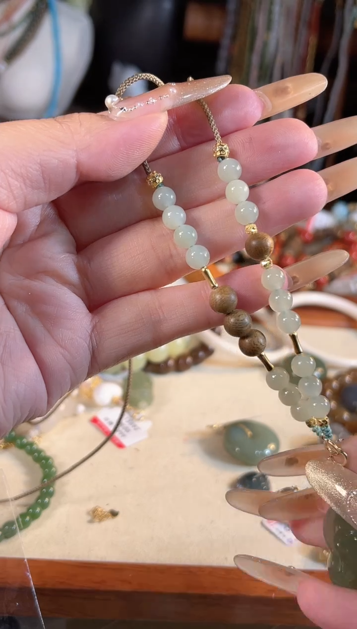 【闪购商品】和田玉项链银S925镶嵌多样性发货其一