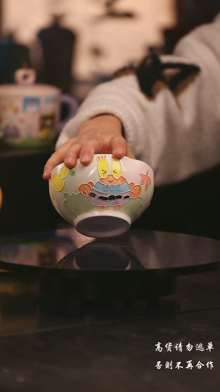 陶瓷景德镇可爱设计师款陶瓷