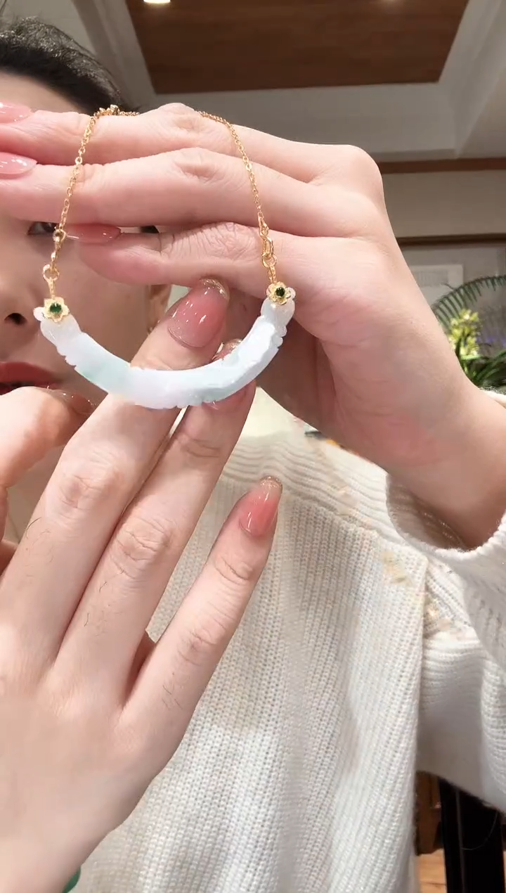 【闪购商品】翡翠颈饰未镶嵌国风