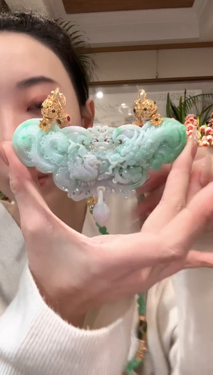 【闪购商品】翡翠颈饰未镶嵌国风