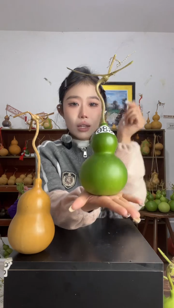 886天然葫芦摆件 一物一拍龙头不保售后