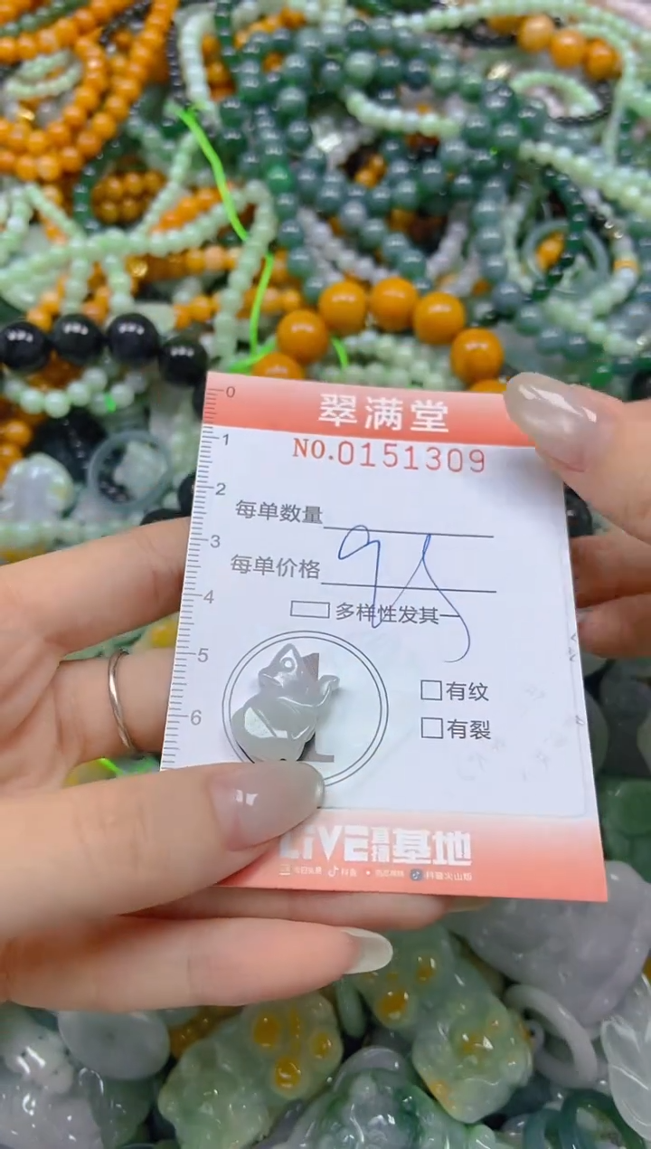 翡翠未镶嵌颈饰闪购0151309