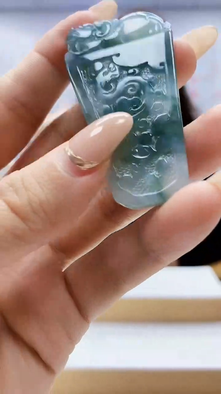 未镶嵌定制翡翠4829ty-毛货挂件142