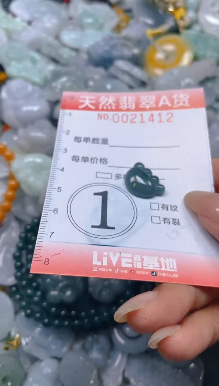 翡翠未镶嵌颈饰闪购0021412