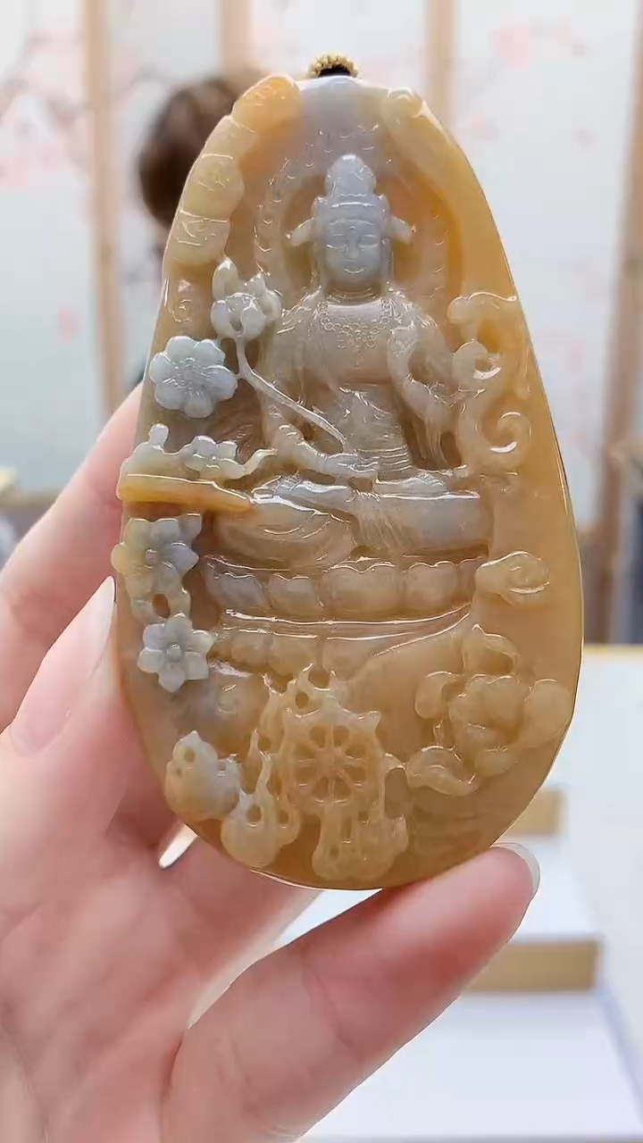 未镶嵌定制翡翠5159ry-毛货挂件106