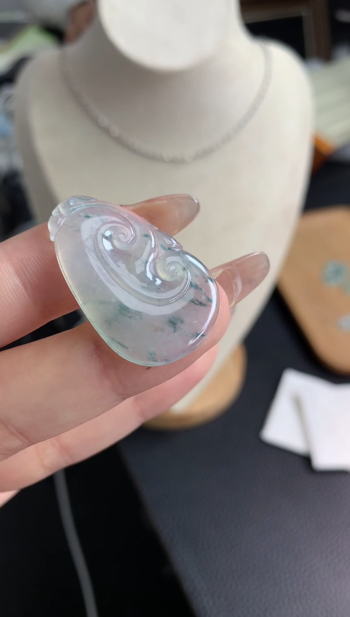 【闪购商品】定制翡翠未镶嵌如意