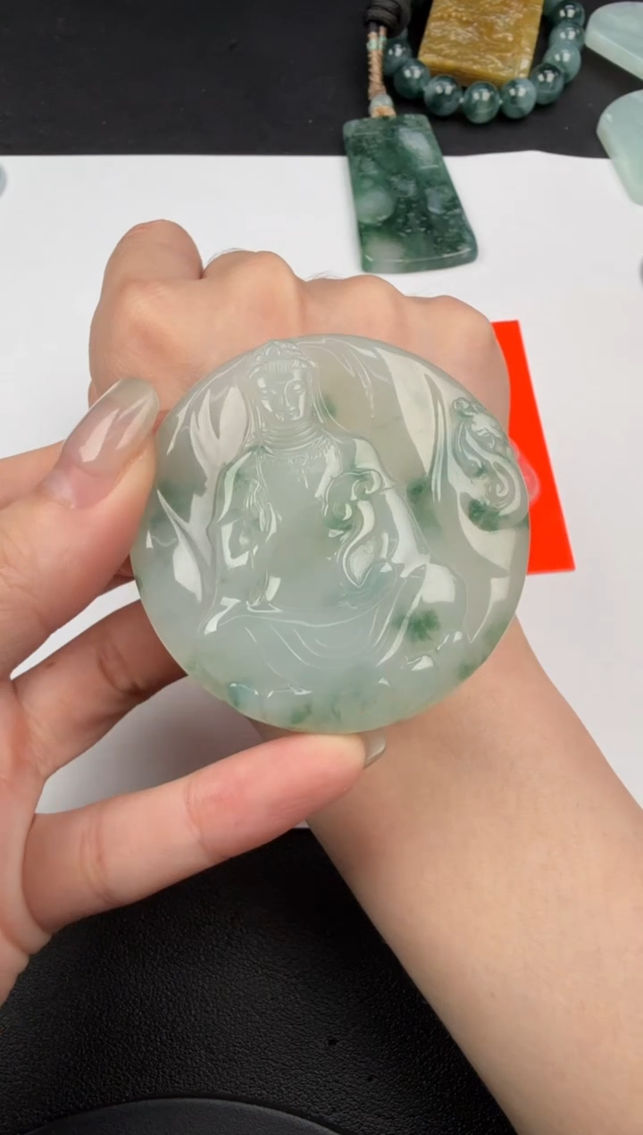 吊坠(不含链)未镶嵌翡翠翡翠饰品-202