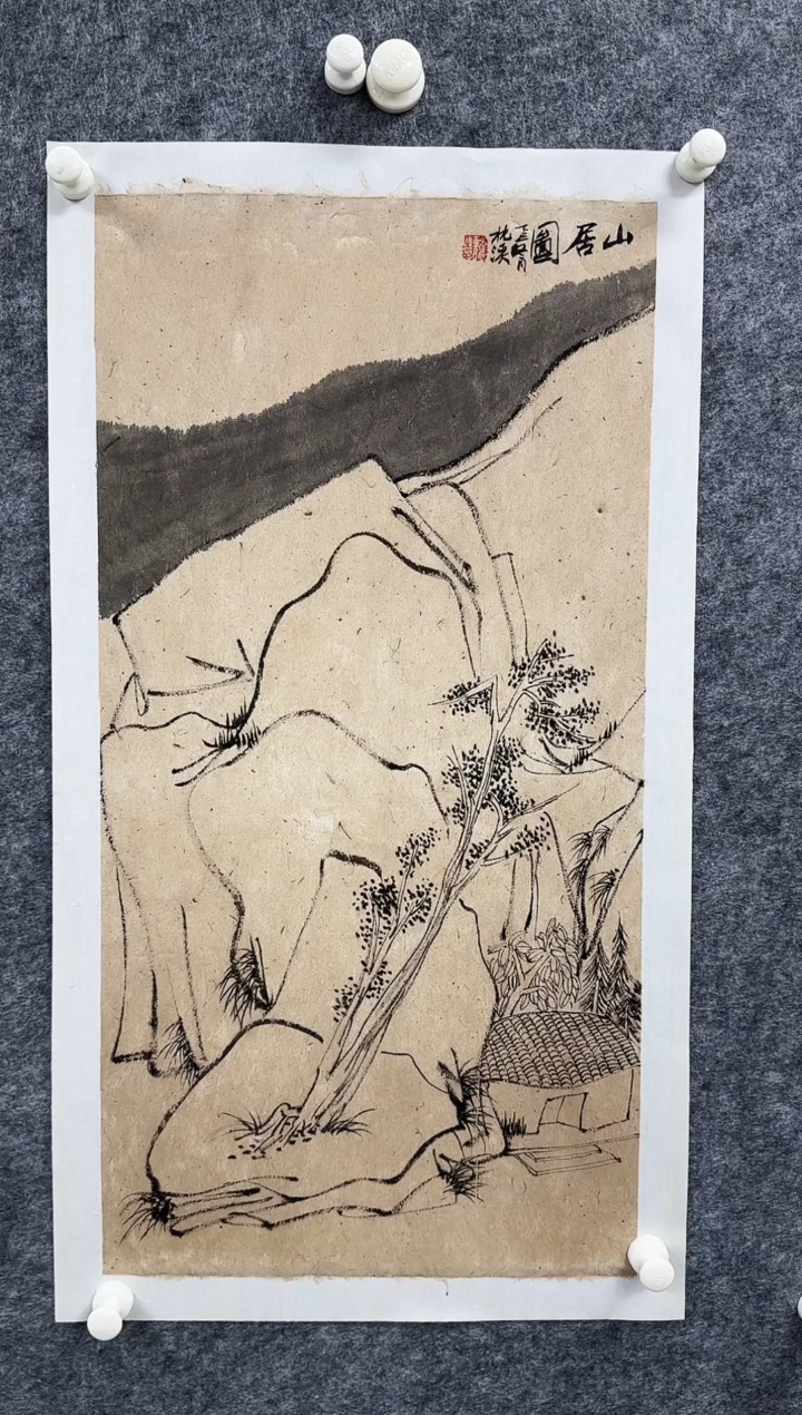 国画枕溪老师极品现货