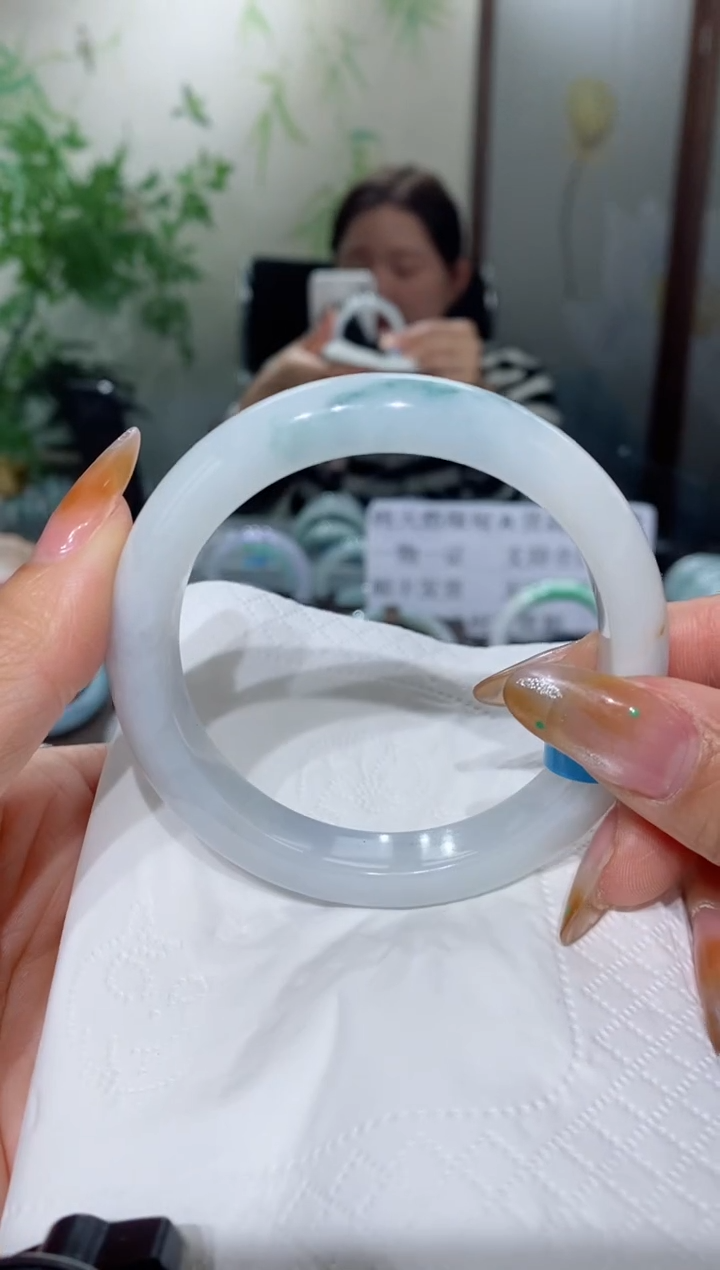 未镶嵌手镯翡翠圈口58.4