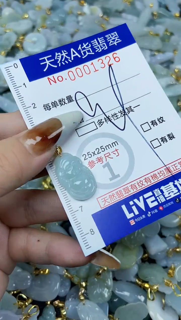 【闪购商品】翡翠颈饰未镶嵌天然A货翡翠