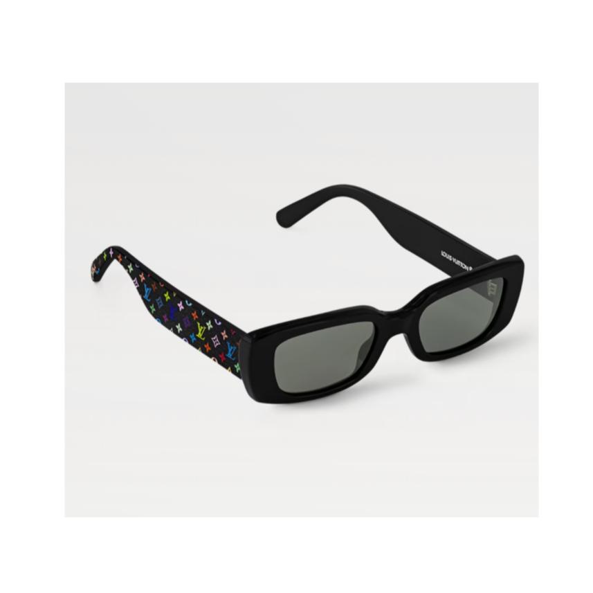 全新未使用 LouisVuitton/路易威登 小花佳珊 LV 太阳镜 黑三彩