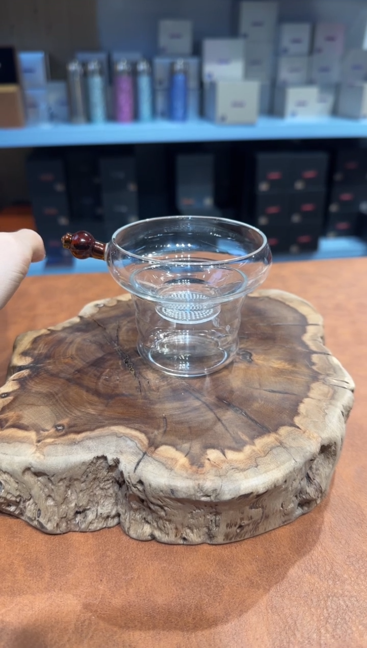 禾器丰珠激光茶漏琥珀色