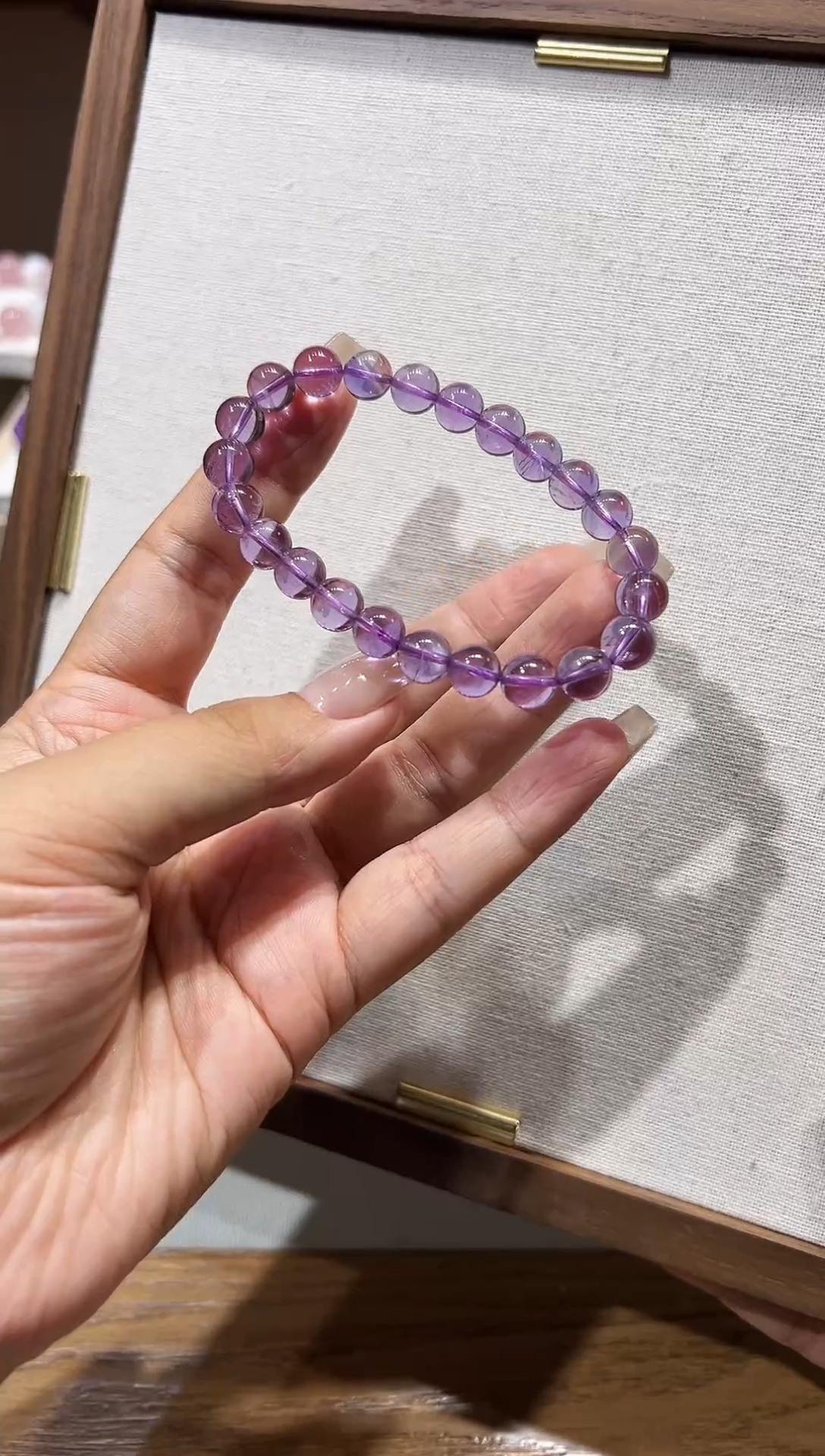 未镶嵌手链水晶巴西紫水晶卡8