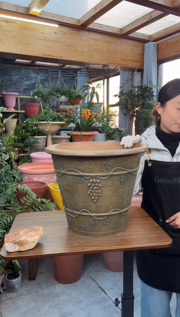 40*33/古铜色葡萄藤浮雕外贸尾单/MK40A