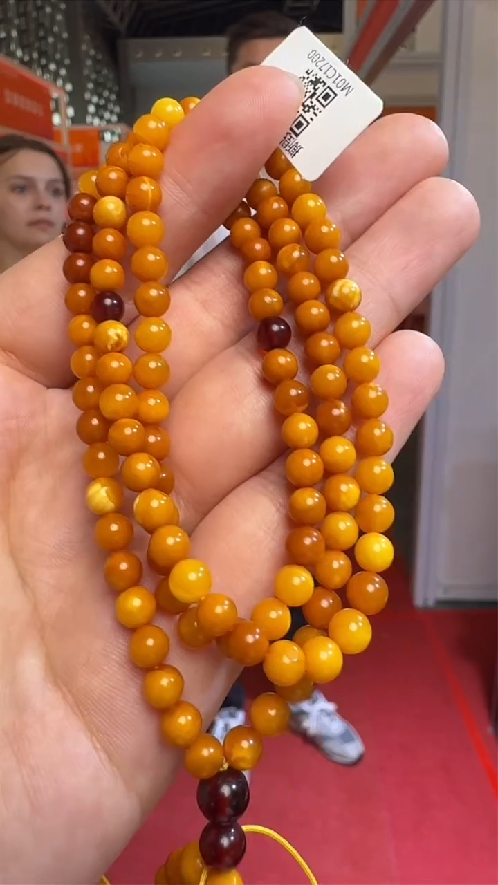 未镶嵌颈饰琥珀上海珠宝展假一罚十