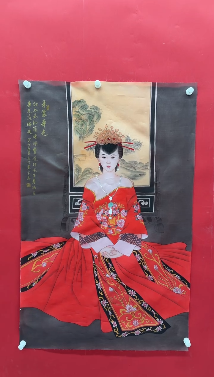 国画画家陆远华纯手绘原作