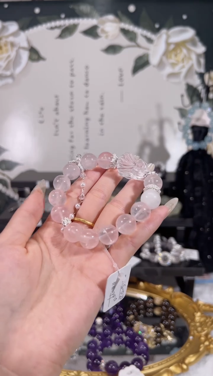 【闪购商品】水晶手链未镶嵌天然水晶默认微瑕 多样性发货发其一